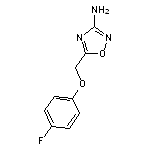 5-(4-fluorophenoxymethyl)-1,2,4-oxadiazol-3-amine