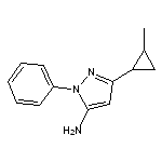 3-(2-methylcyclopropyl)-1-phenyl-1H-pyrazol-5-amine