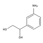 1-(3-aminophenyl)ethane-1,2-diol