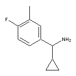 cyclopropyl(4-fluoro-3-methylphenyl)methanamine