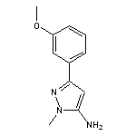 3-(3-methoxyphenyl)-1-methyl-1H-pyrazol-5-amine