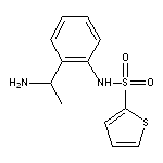 N-[2-(1-aminoethyl)phenyl]thiophene-2-sulfonamide