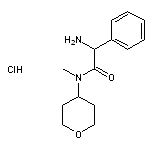 2-amino-N-methyl-N-(oxan-4-yl)-2-phenylacetamide hydrochloride