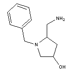 5-(aminomethyl)-1-benzylpyrrolidin-3-ol