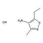 5-ethyl-3-methyl-1,2-oxazol-4-amine hydrochloride