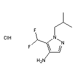 5-(difluoromethyl)-1-(2-methylpropyl)-1H-pyrazol-4-amine hydrochloride