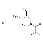 1-(4-amino-3-ethylpiperidin-1-yl)-2-methylpropan-1-one hydrochloride