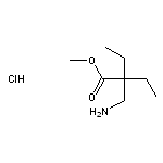 methyl 2-(aminomethyl)-2-ethylbutanoate hydrochloride