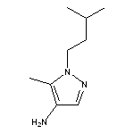 5-methyl-1-(3-methylbutyl)-1H-pyrazol-4-amine