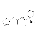 1-amino-N-[1-(1H-imidazol-1-yl)propan-2-yl]cyclopentane-1-carboxamide