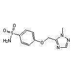 4-[(1-methyl-1H-1,2,4-triazol-5-yl)methoxy]benzene-1-sulfonamide