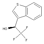 (1S)-1-(1-benzothiophen-3-yl)-2,2,2-trifluoroethan-1-ol