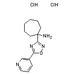 1-[5-(pyridin-3-yl)-1,2,4-oxadiazol-3-yl]cycloheptan-1-amine dihydrochloride