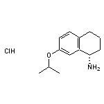 (1S)-7-(propan-2-yloxy)-1,2,3,4-tetrahydronaphthalen-1-amine hydrochloride