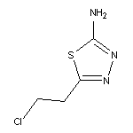 5-(2-chloroethyl)-1,3,4-thiadiazol-2-amine