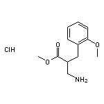 methyl 3-amino-2-[(2-methoxyphenyl)methyl]propanoate hydrochloride