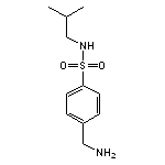 4-(aminomethyl)-N-(2-methylpropyl)benzene-1-sulfonamide