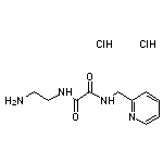 N-(2-aminoethyl)-N’-(pyridin-2-ylmethyl)ethanediamide dihydrochloride