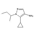 1-(butan-2-yl)-5-cyclopropyl-1H-pyrazol-4-amine