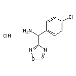 (4-chlorophenyl)(1,2,4-oxadiazol-3-yl)methanamine hydrochloride