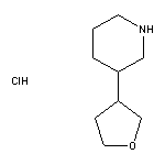 3-(oxolan-3-yl)piperidine hydrochloride