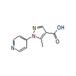 5-Methyl-1-(4-pyridyl)-1H-pyrazole-4-carboxylic Acid