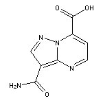 3-carbamoylpyrazolo[1,5-a]pyrimidine-7-carboxylic acid