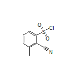 2-Cyano-3-methyl-1-benzenesulfonyl Chloride