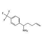 1-[4-(trifluoromethyl)phenyl]pent-4-en-1-amine