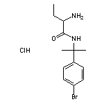 2-amino-N-[2-(4-bromophenyl)propan-2-yl]butanamide hydrochloride