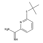 6-(tert-butylsulfanyl)pyridine-2-carboximidamide