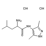 2-amino-N-(3,5-dimethyl-1H-pyrazol-4-yl)-4-methylpentanamide dihydrochloride