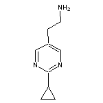 2-(2-cyclopropylpyrimidin-5-yl)ethan-1-amine