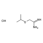 2-(propan-2-yloxy)ethanimidamide hydrochloride