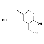 2-(aminomethyl)butanedioic acid hydrochloride