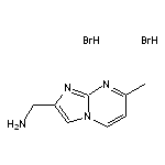 {7-methylimidazo[1,2-a]pyrimidin-2-yl}methanamine dihydrobromide