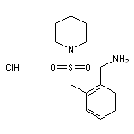 {2-[(piperidine-1-sulfonyl)methyl]phenyl}methanamine hydrochloride