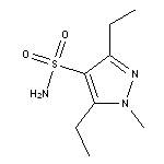 3,5-diethyl-1-methyl-1H-pyrazole-4-sulfonamide