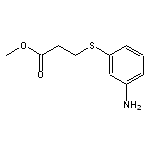 methyl 3-[(3-aminophenyl)sulfanyl]propanoate