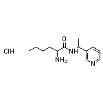 2-amino-N-[1-(pyridin-3-yl)ethyl]hexanamide hydrochloride