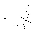 2-[ethyl(methyl)amino]-2-methylpropanoic acid hydrochloride