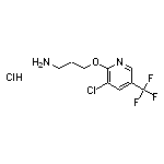 2-(3-aminopropoxy)-3-chloro-5-(trifluoromethyl)pyridine hydrochloride