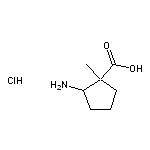 2-amino-1-methylcyclopentane-1-carboxylic acid hydrochloride