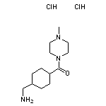 [4-(4-methylpiperazine-1-carbonyl)cyclohexyl]methanamine dihydrochloride