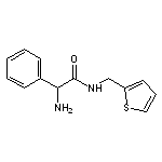 2-amino-2-phenyl-N-(thiophen-2-ylmethyl)acetamide