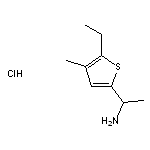 1-(5-ethyl-4-methylthiophen-2-yl)ethan-1-amine hydrochloride