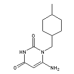 6-amino-1-[(4-methylcyclohexyl)methyl]-1,2,3,4-tetrahydropyrimidine-2,4-dione