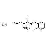 2-amino-N-ethyl-N-[(2-methylphenyl)methyl]pentanamide hydrochloride