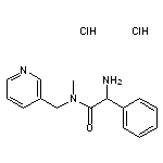 2-amino-N-methyl-2-phenyl-N-(pyridin-3-ylmethyl)acetamide dihydrochloride