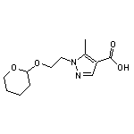 5-methyl-1-[2-(oxan-2-yloxy)ethyl]-1H-pyrazole-4-carboxylic acid